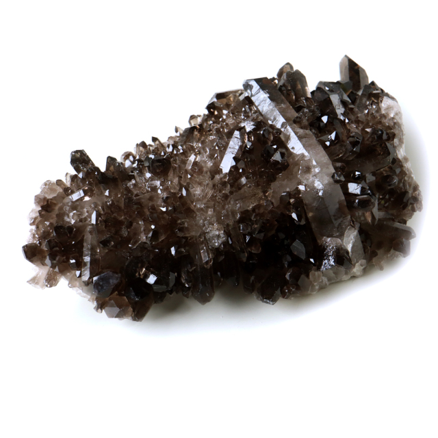 スモーキークォーツ クラスター 天然石 水晶 原石 煙水晶 置き物 ブラジル産 天然石 1点物 お守り 結晶 パワーストーン smoky quartz