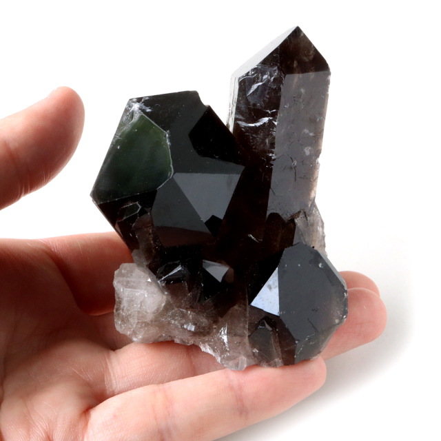 スモーキークォーツ クラスター 天然石 水晶 原石 煙水晶 置き物 ブラジル産 天然石 1点物 お守り 結晶 パワーストーン smoky quartz