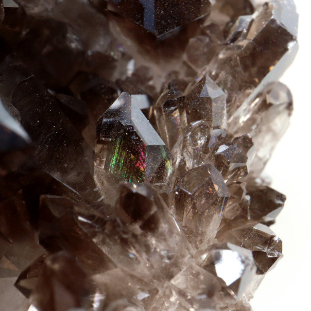 スモーキークォーツ クラスター 天然石 水晶 原石 煙水晶 置き物 ブラジル産 天然石 1点物 お守り 結晶 パワーストーン smoky quartz