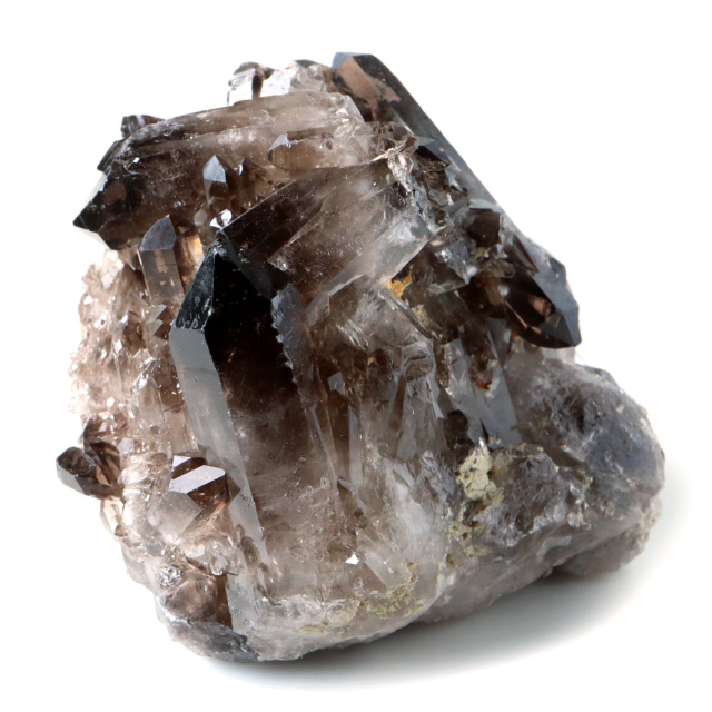 スモーキークォーツ クラスター 天然石 水晶 原石 煙水晶 置き物 ブラジル産 天然石 1点物 お守り 結晶 パワーストーン smoky quartz