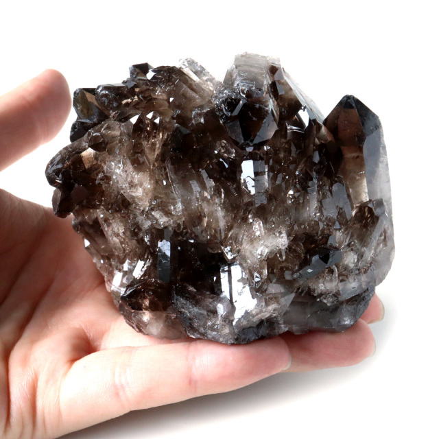 スモーキークォーツ クラスター 天然石 水晶 原石 煙水晶 置き物 ブラジル産 天然石 1点物 お守り 結晶 パワーストーン smoky quartz