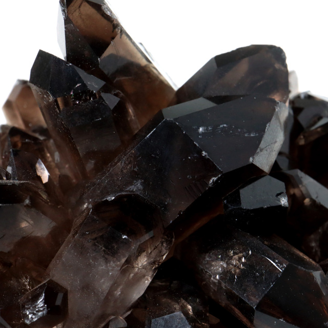 スモーキークォーツ クラスター 天然石 水晶 原石 煙水晶 置き物