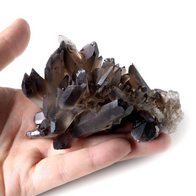 スモーキークォーツ クラスター 天然石 水晶 原石 煙水晶 置き物 ブラジル産 天然石 1点物 お守り 結晶 パワーストーン smoky quartz
