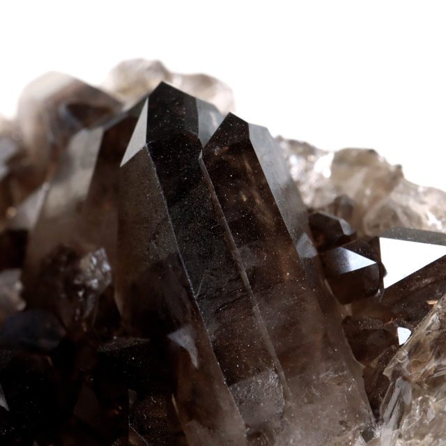 スモーキークォーツ クラスター 天然石 水晶 原石 煙水晶 置き物 288g