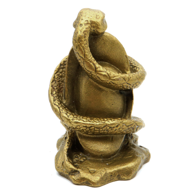 新品　蛇　干支　巳年　銅製　古美術　伝統工芸品　縁起物　古物　美術品　骨董品 蛇 2025年 干支 巳 置き物 銅製 Mサイズ 正月 新年 縁起物