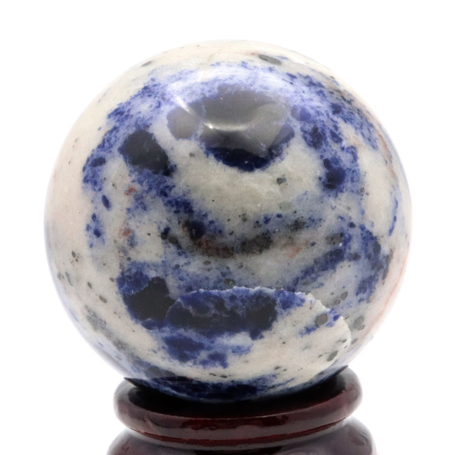 ✨綺麗な地球のよう✨癒しパワー✨ソーダライト 丸玉 天然石 パワーストーン 原石 ✨綺麗な地球のよう✨癒しパワー✨ソーダライト 丸玉 天然石