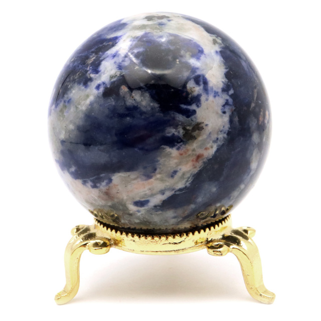 ✨綺麗な地球のよう✨癒しパワー✨ソーダライト 丸玉 天然石 パワーストーン 原石 ✨綺麗な地球のよう✨癒しパワー✨ソーダライト 丸玉 天然石