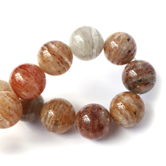 千層 ガーデンクォーツ ブレスレット 11mm 天然石 パワーストーン 庭園水晶 プレゼント