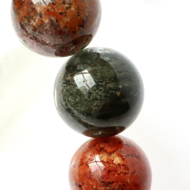マルチカラー 四季 ガーデンクォーツ ブレスレット 13mm ブラジル産