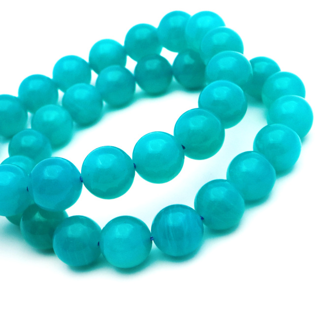 アマゾナイト ブレスレット 10mm ブラジル産 天然石 1点もの 天河石 てんがせき パワーストーンAmazonite