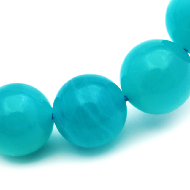 アマゾナイト ブレスレット 10mm ブラジル産 天然石 1点もの 天河石 てんがせき パワーストーンAmazonite
