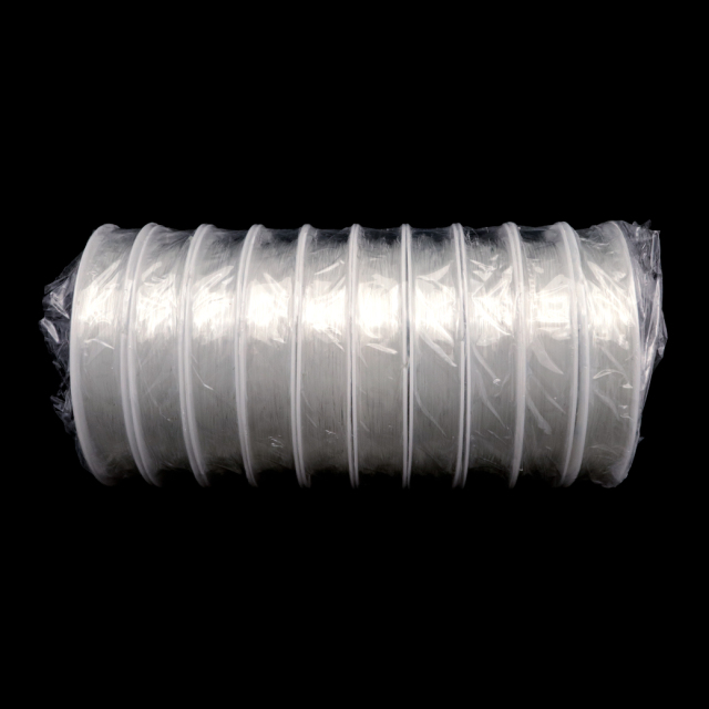 【10巻きセット】シリコンゴム 0.8mm 透明 クリア ブレスレット ゴム ポリウレタンゴム ゴム紐 水晶の線 ブレスレット ストラップ