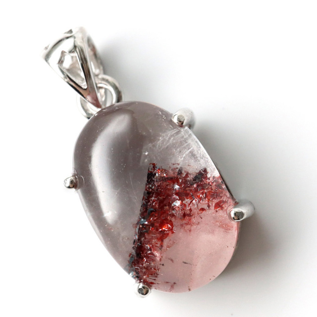 レピドクロサイト ファントム イン クォーツ ペンダント 幻影 Silver925 天然石 1点物