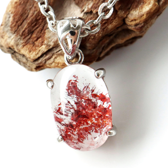 レピドクロサイト イン クォーツ ペンダント Silver925 天然石 1点物