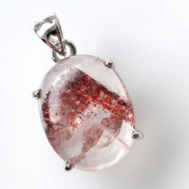 レピドクロサイト 薄ピンク ペンダントトップ レピドクロサイト・イン