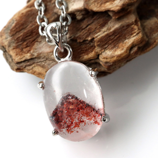 レピドクロサイト ファントム イン クォーツ ペンダント 幻影 Silver925 天然石 1点物