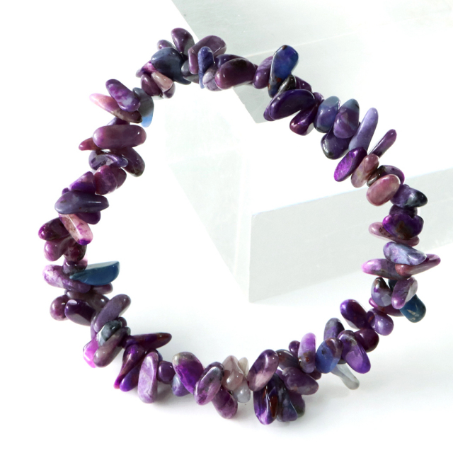 スギライト さざれ ブレスレット 1点もの パワーストーン 天然石