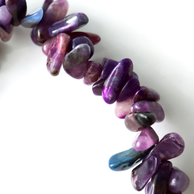 スギライト さざれ ブレスレット 1点もの パワーストーン 天然石