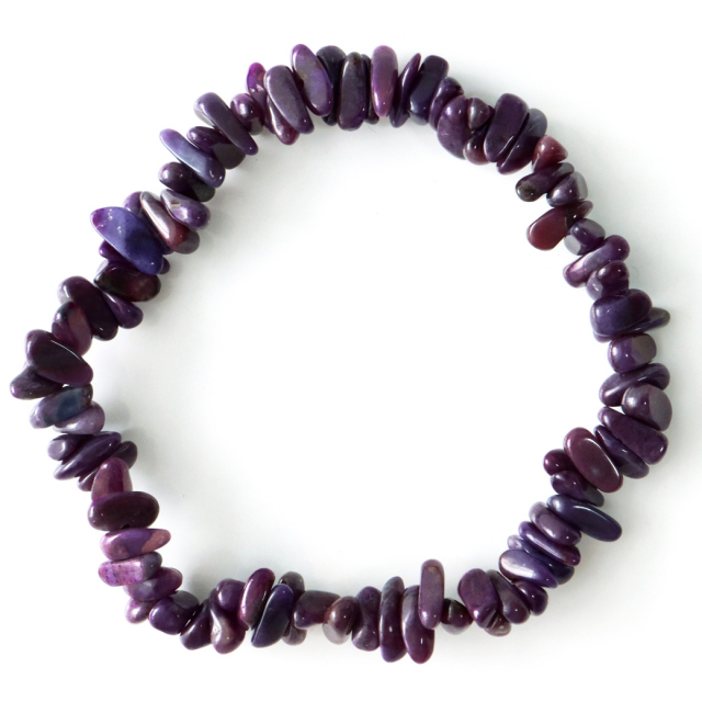 スギライト さざれ ブレスレット 1点もの パワーストーン 天然石