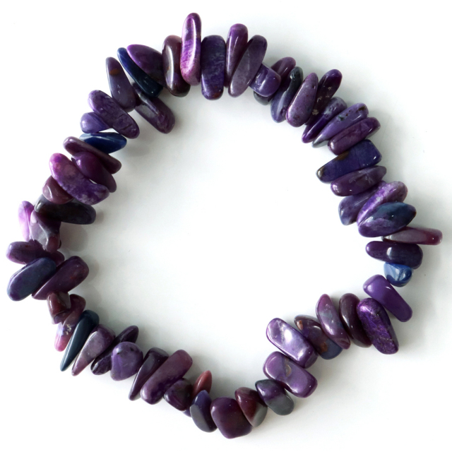 スギライト さざれ ブレスレット 1点もの パワーストーン 天然石