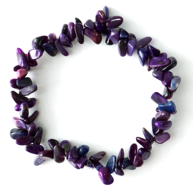 スギライト さざれ ブレスレット 1点もの パワーストーン 天然石