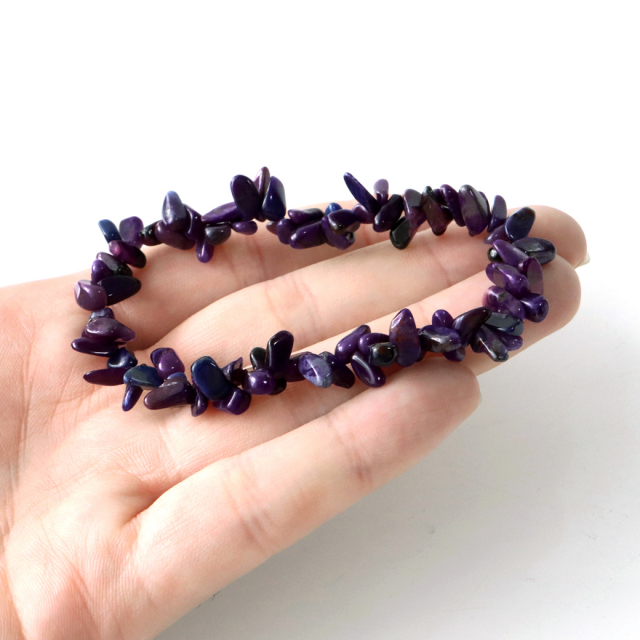 スギライト さざれ ブレスレット 1点もの パワーストーン 天然石