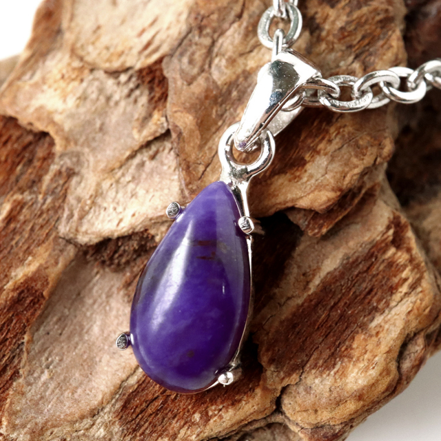 スギライト ネックレス 天然石 ペンダント 南アフリカ産 Silver925 1点