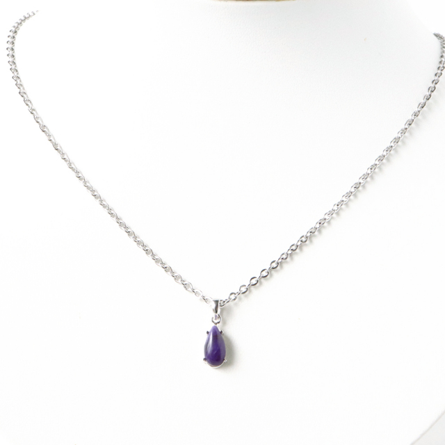 スギライト ネックレス 天然石 ペンダント 南アフリカ産 Silver925 1点