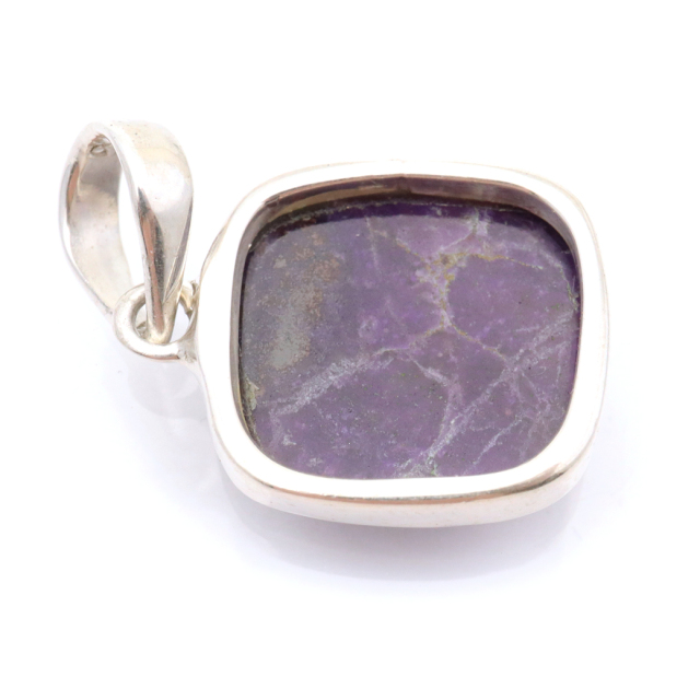 スギライト ネックレス 天然石 ペンダント 1点もの 南アフリカ産 Silver925 ツーソン展示会商品 ステンレスチェーン付き