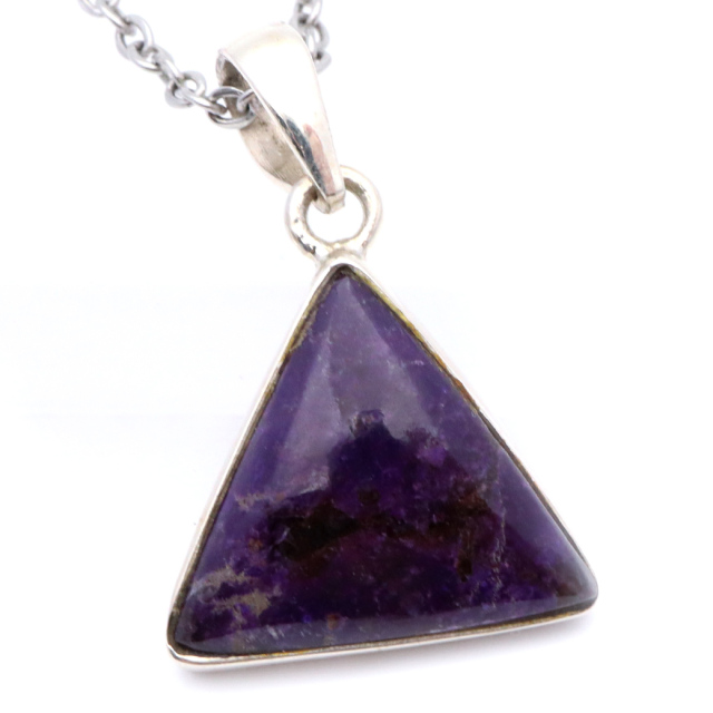 スギライト ネックレス 天然石 ペンダント 1点もの 南アフリカ産 Silver925 ツーソン展示会商品 sugilite 杉石 母の日