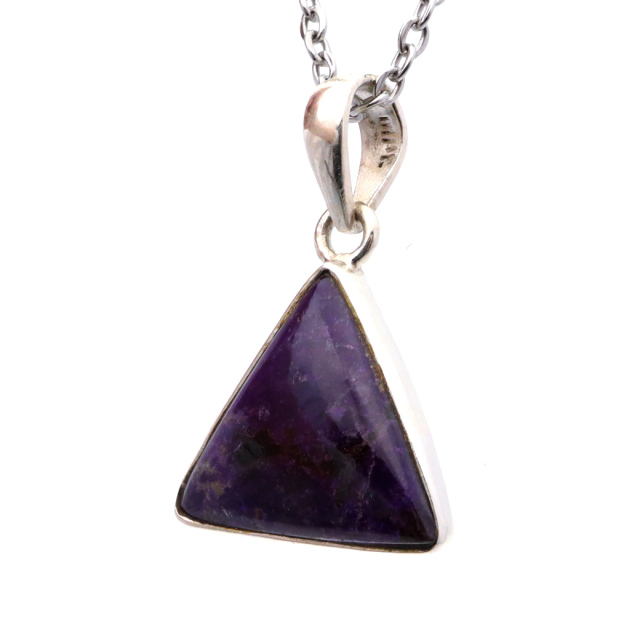 スギライト ネックレス 天然石 ペンダント 1点もの 南アフリカ産 Silver925 ツーソン展示会商品 sugilite 杉石 母の日
