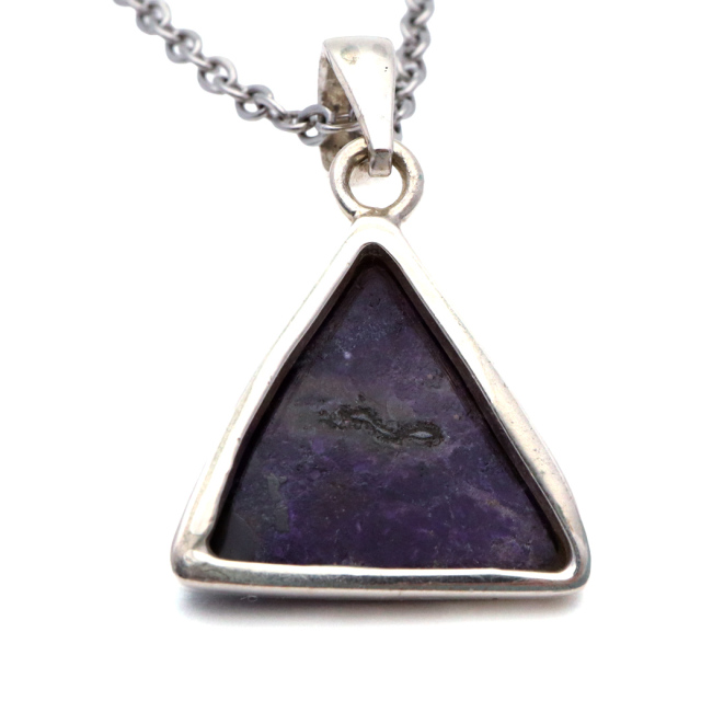 スギライト ネックレス 天然石 ペンダント 1点もの 南アフリカ産 Silver925 ツーソン展示会商品 sugilite 杉石 母の日