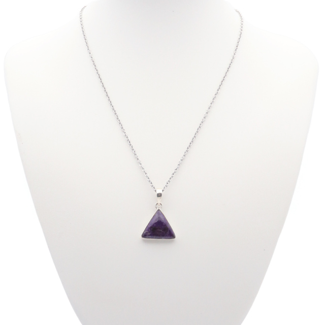 スギライト ネックレス 天然石 ペンダント 1点もの 南アフリカ産 Silver925 ツーソン展示会商品 sugilite 杉石 母の日