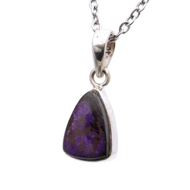スギライト ネックレス 天然石 ペンダント 1点もの 南アフリカ産 Silver925 ツーソン展示会商品 sugilite 杉石 母の日