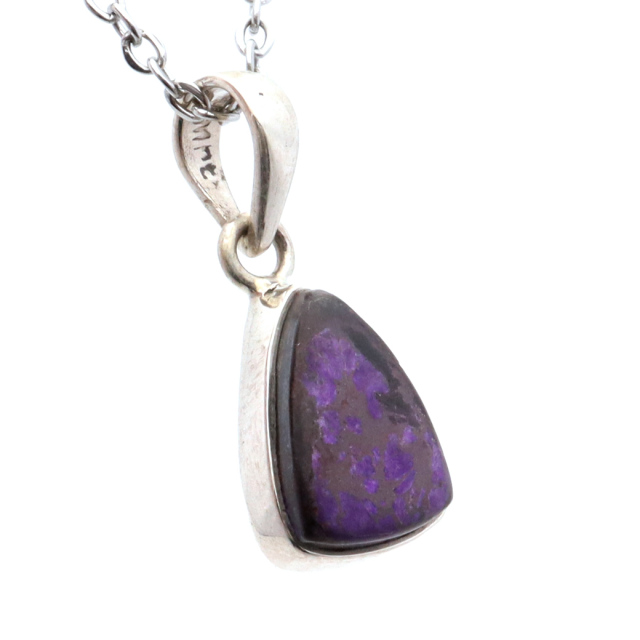 スギライト ネックレス 天然石 ペンダント 1点もの 南アフリカ産 Silver925 ツーソン展示会商品 sugilite 杉石 母の日