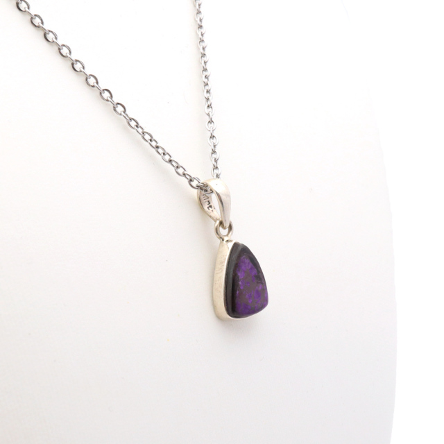 スギライト ネックレス 天然石 ペンダント 1点もの 南アフリカ産 Silver925 ツーソン展示会商品 sugilite 杉石 母の日