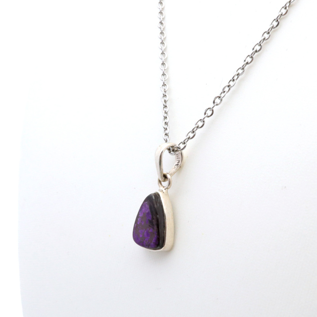 スギライト ネックレス 天然石 ペンダント 1点もの 南アフリカ産 Silver925 ツーソン展示会商品 sugilite 杉石 母の日