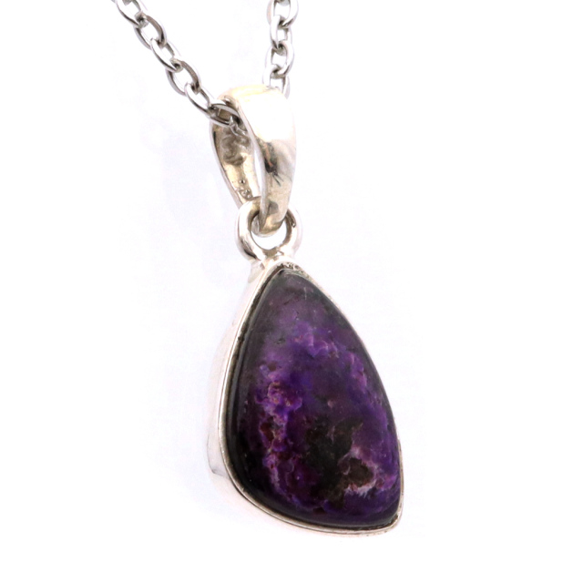 スギライト ネックレス 天然石 ペンダント 1点もの 南アフリカ産 Silver925 ツーソン展示会商品 sugilite 杉石 母の日