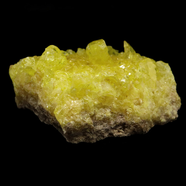 硫黄原石結晶 サルファー 硫黄 結晶石 ほのかに香る ボリビア産 75g ツーソン展示会