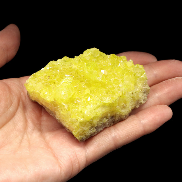 サルファー 硫黄 結晶石 ほのかに香る ボリビア産 75g ツーソン展示会