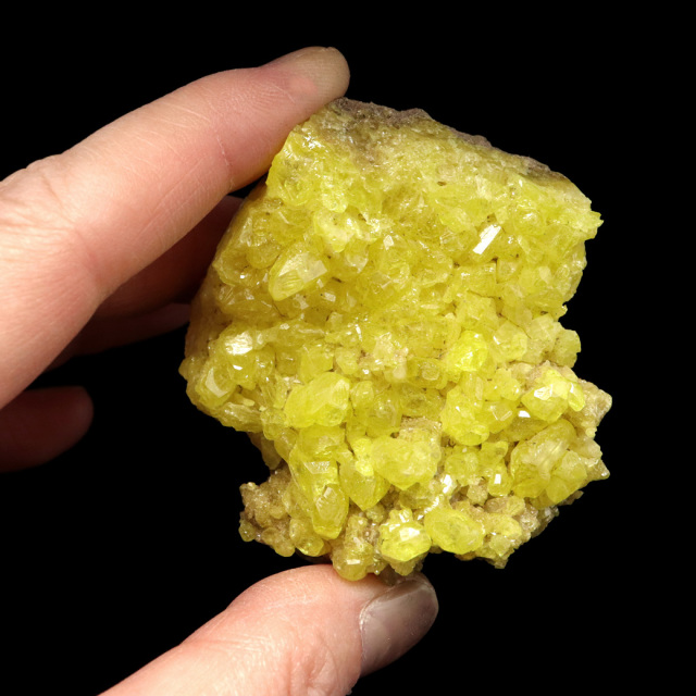 サルファー 硫黄 結晶石 ほのかに香る ボリビア産 62g ツーソン展示会