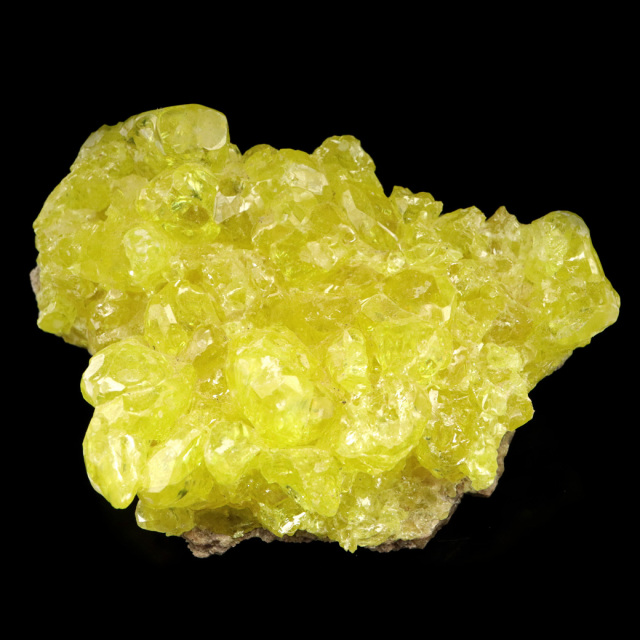 硫黄原石結晶 硫黄原石結晶