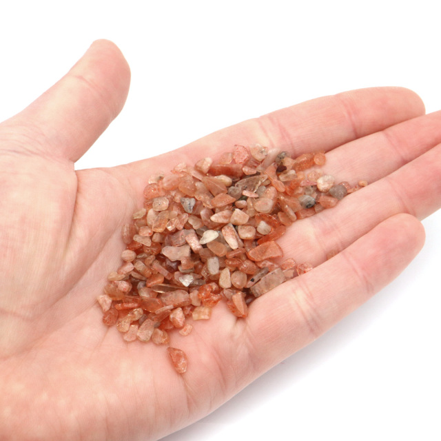 サンストーン さざれ石 本物 サイズ極小 1kg まとめ売り 天然石  