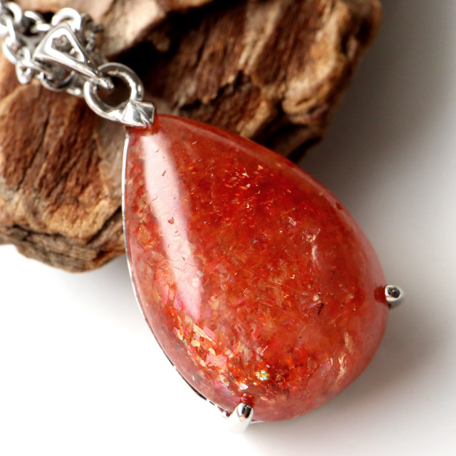 サンストーン 高品質 ペンダント Silver925 1点物 天然石