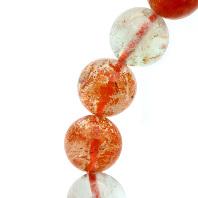 17㍉超大玉タンザニア産光感抜群な天然サンストーンブレスレットパワーストーン 17㍉超大玉タンザニア産光感抜群な天然サンストーンブレスレット