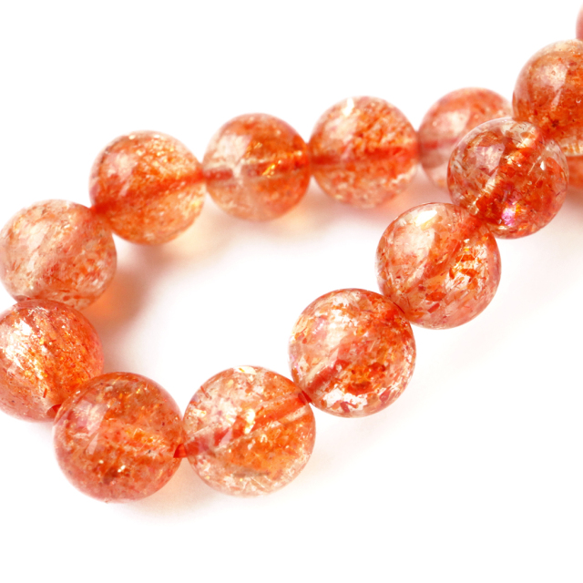サンストーン ブレスレット AAAAA ブレスレット 8mm インド産 日長石 1点もの Sunstone