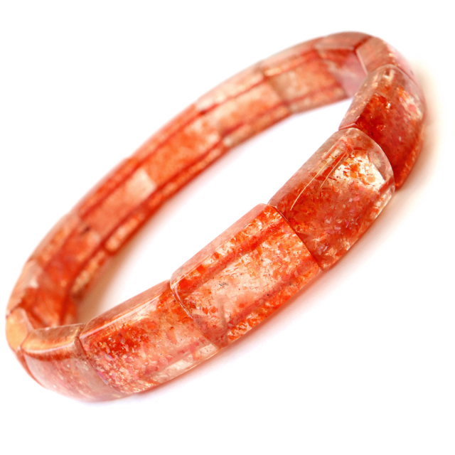 サンストーン バングル AAAAA ブレスレット 幅9-10mm インド産 日長石 Sunstone