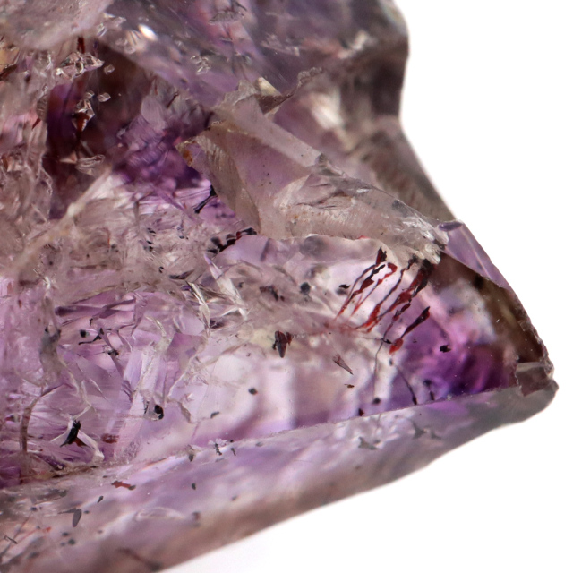 スーパーセブン 原石 ジンバブエ産 単晶 ポイント 1点もの ツーソン展示会商品 水晶 天然石スピリチュアル 浄化 アメジスト