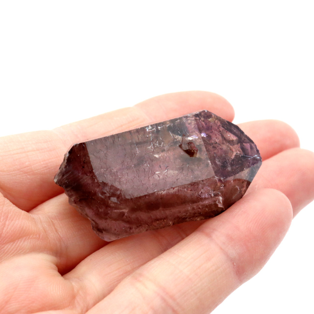 スーパーセブン 原石 ジンバブエ産 単晶 ポイント 1点もの ツーソン展示会商品 水晶 天然石スピリチュアル 浄化 アメジスト