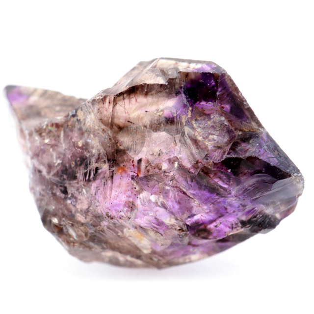スーパーセブン 原石 ジンバブエ産 単晶 ポイント 1点もの ツーソン展示会商品 水晶 天然石スピリチュアル 浄化 アメジスト